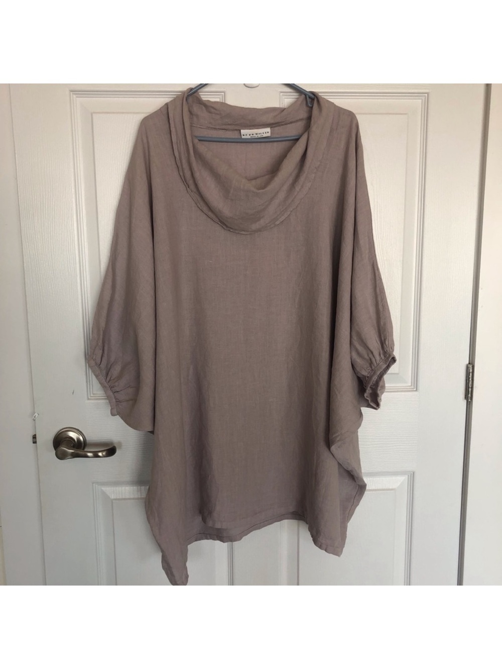bryn Walker light Taupe 100% Linen Wilder OversizedTunic